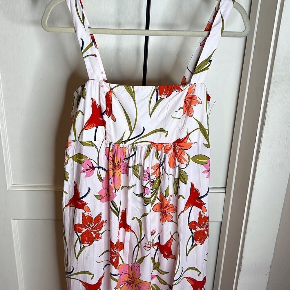 Clover & Sloane Ivory floral Tired Maxi Dress Size 8 Nwot - Picture 3 of 9